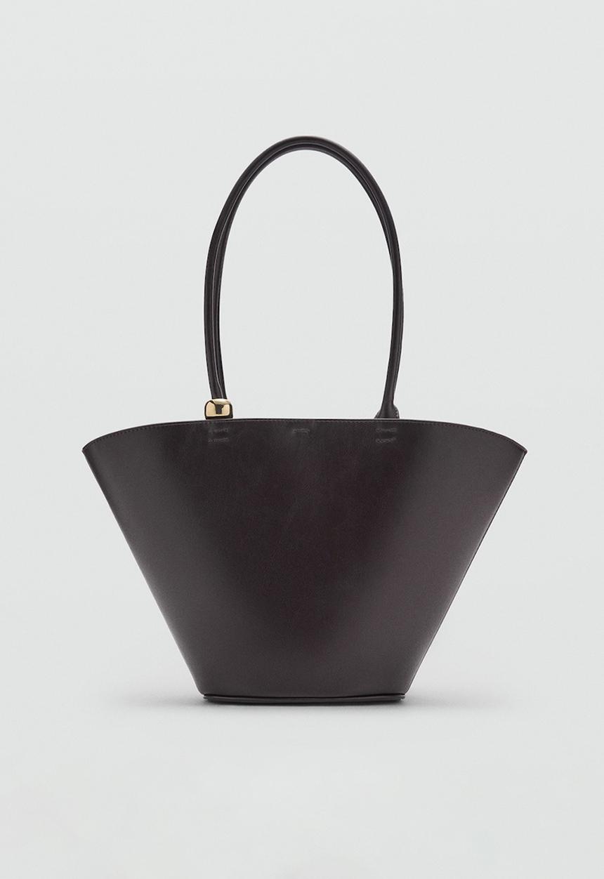 MANGO - Shoulder bag meti - brown 