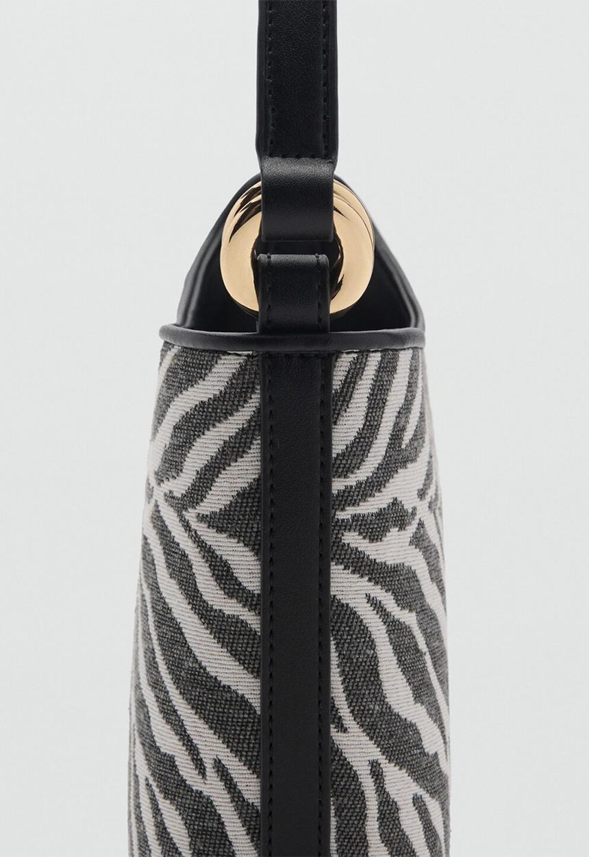 MANGO - Zeni bucket bag - black 