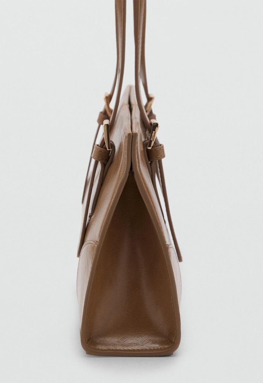 MANGO - Sharon shoulder bag - brown
