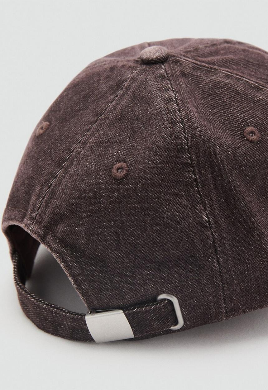 MANGO - Stone cap - dark brown