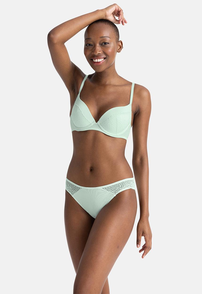 DORINA - 2 Pack Amora plunge - green/black
