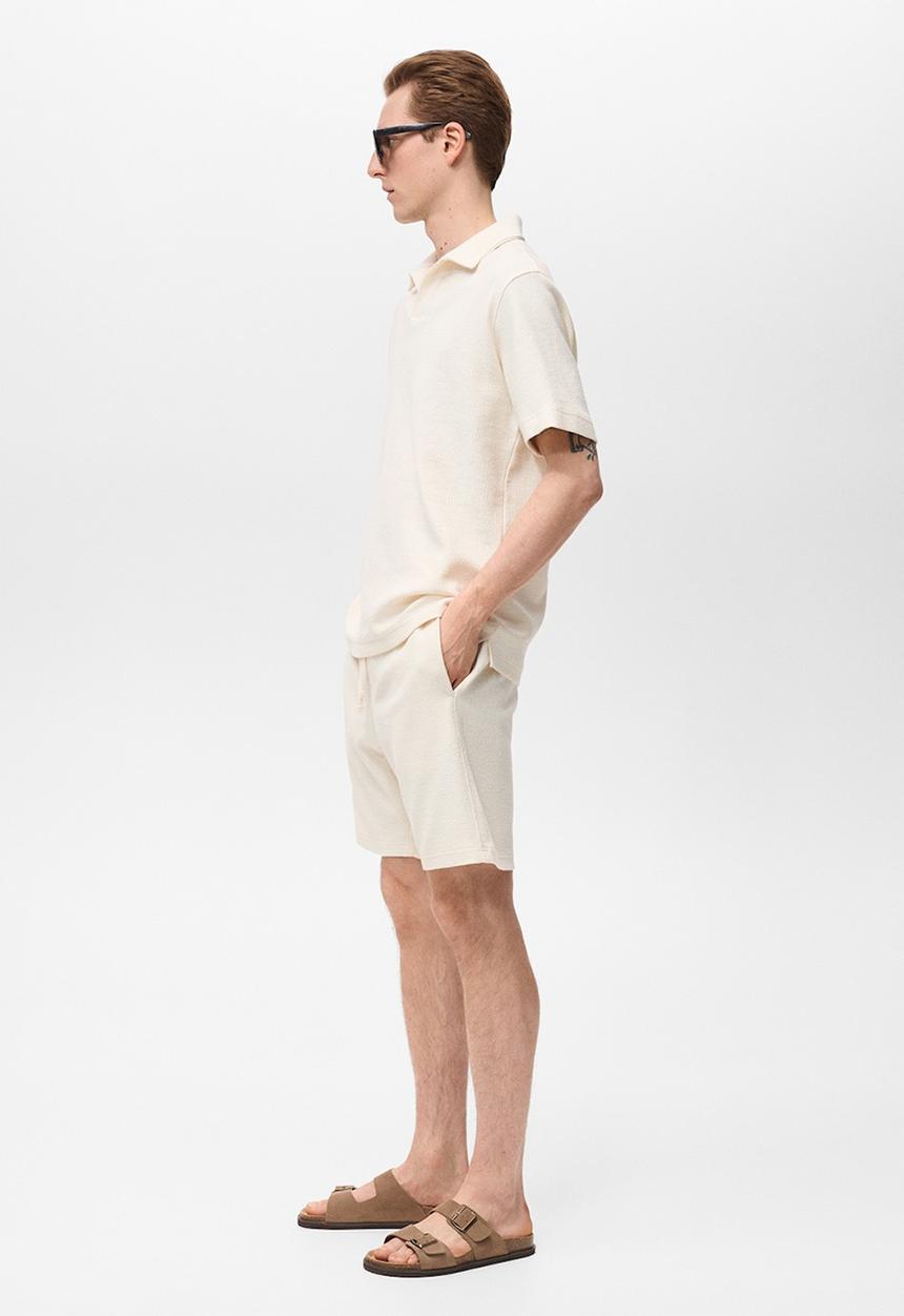 MANGO - Shorts XAVIS - Light Beige