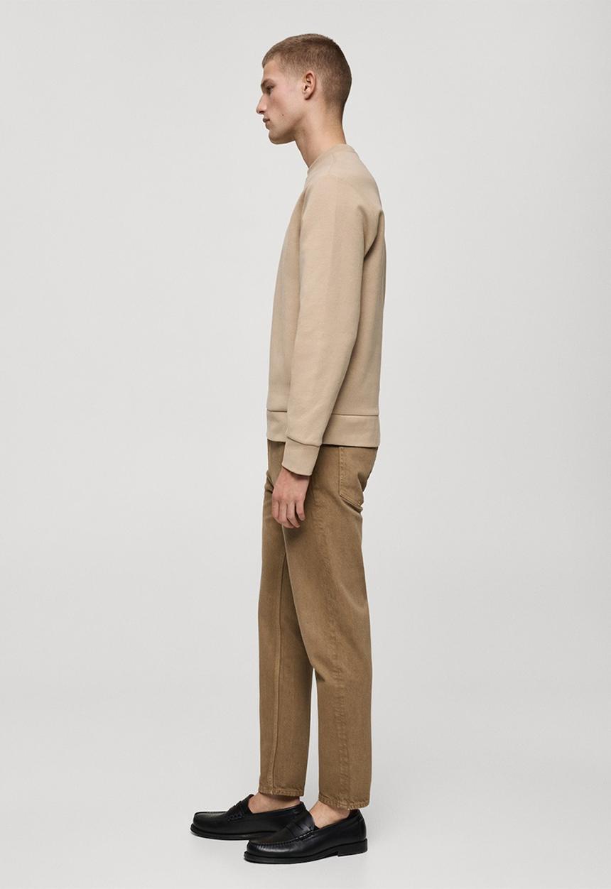 MANGO - Jeans benc  - ligth-brown