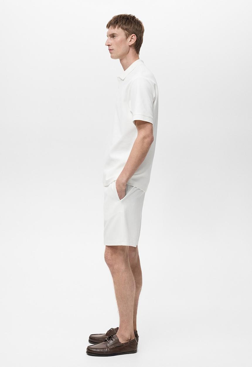 MANGO - Shorts PERES - White
