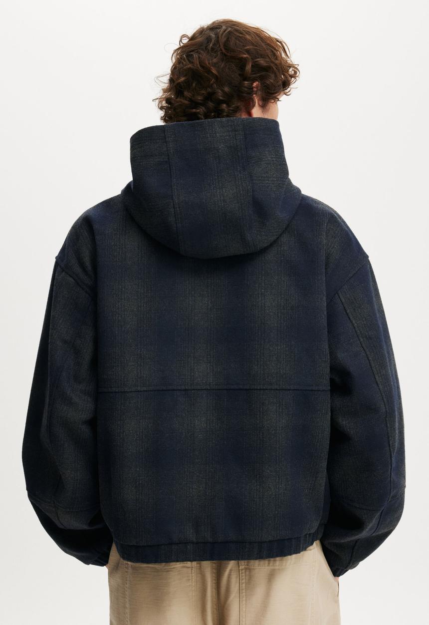 Cotton On - Coach Bomber Jacket - Navy