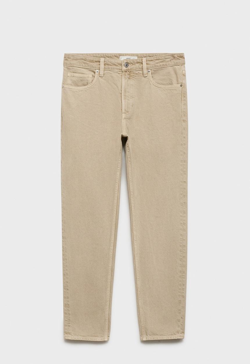 MANGO - Jeans benc - beige