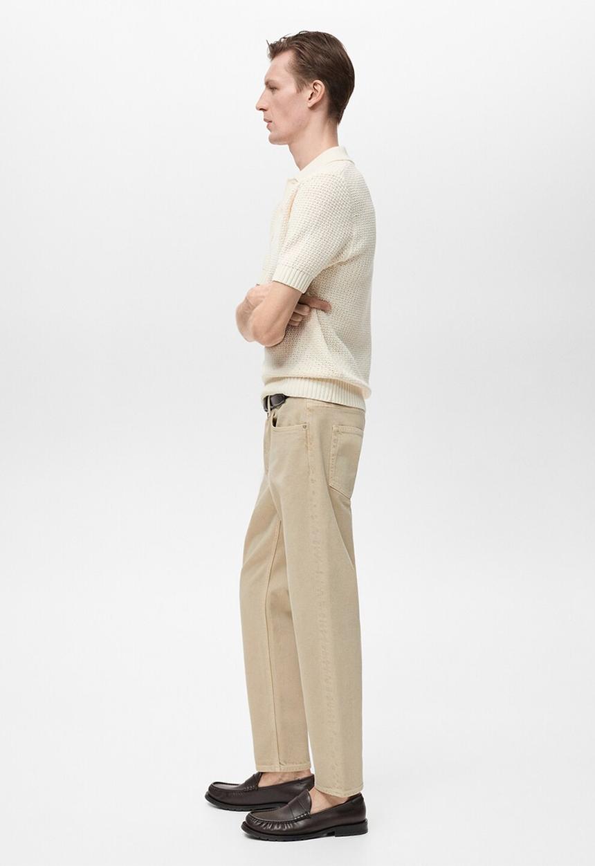 MANGO - Jeans benc - beige