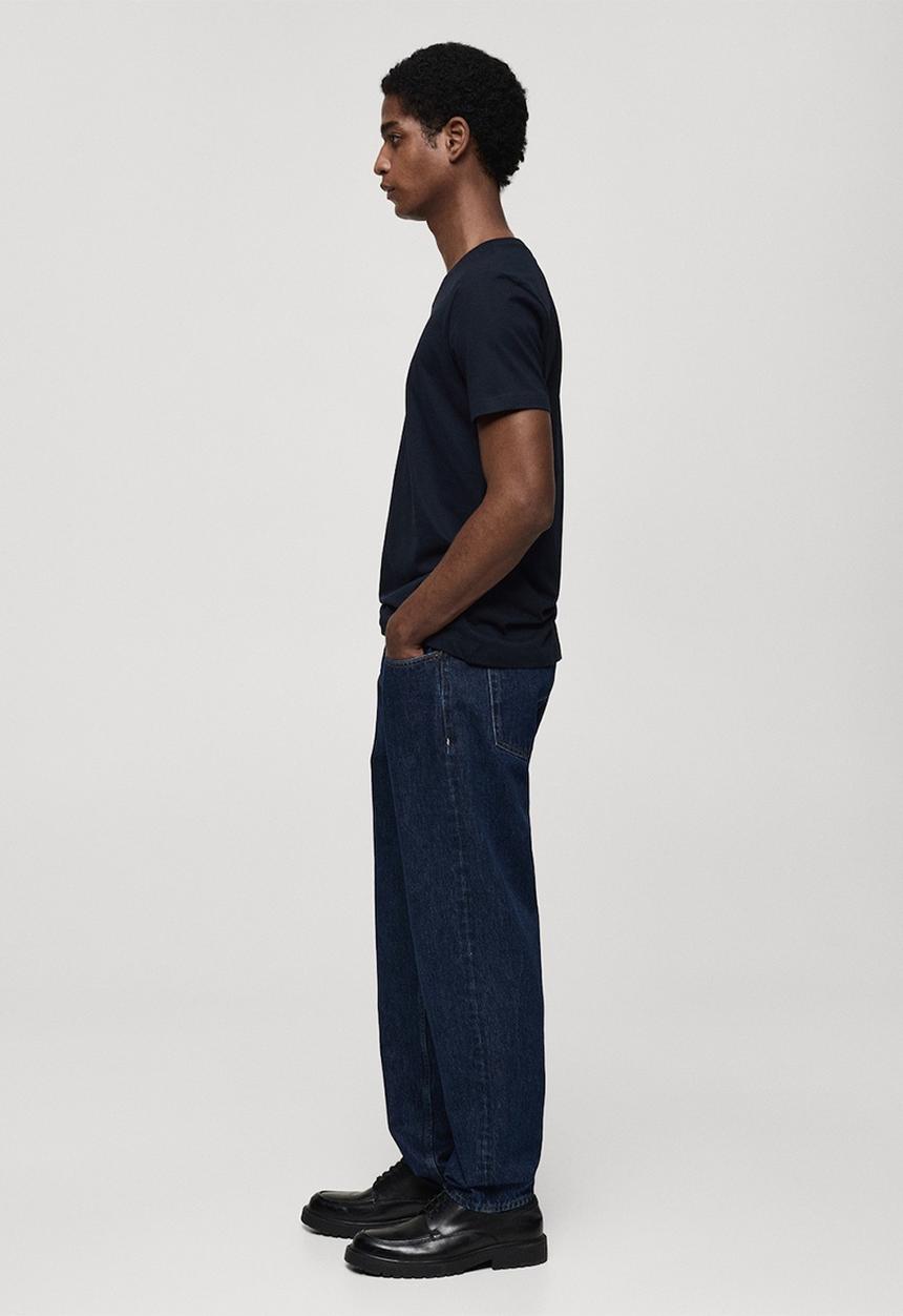 MANGO - T-Shirt CHELSEA - Navy