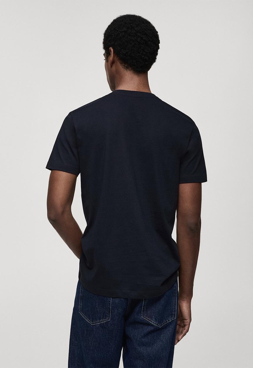 MANGO - T-Shirt CHELSEA - Navy