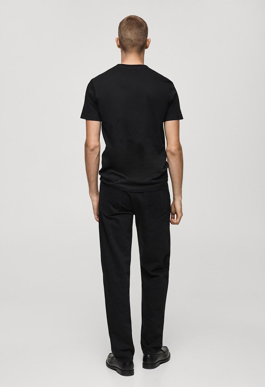 MANGO - T-Shirt CHERLO - black