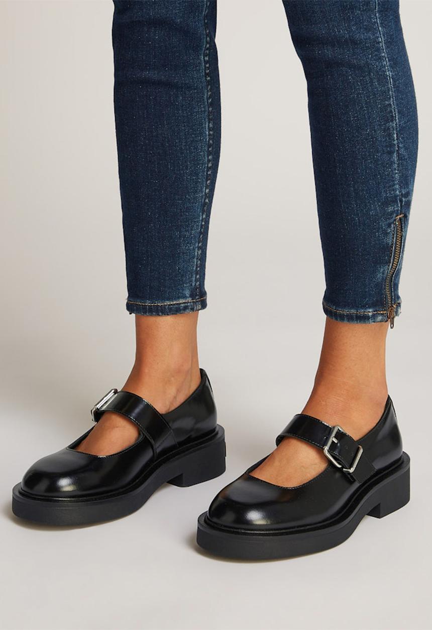Tommy Hilfiger - Mary jane flat  - black