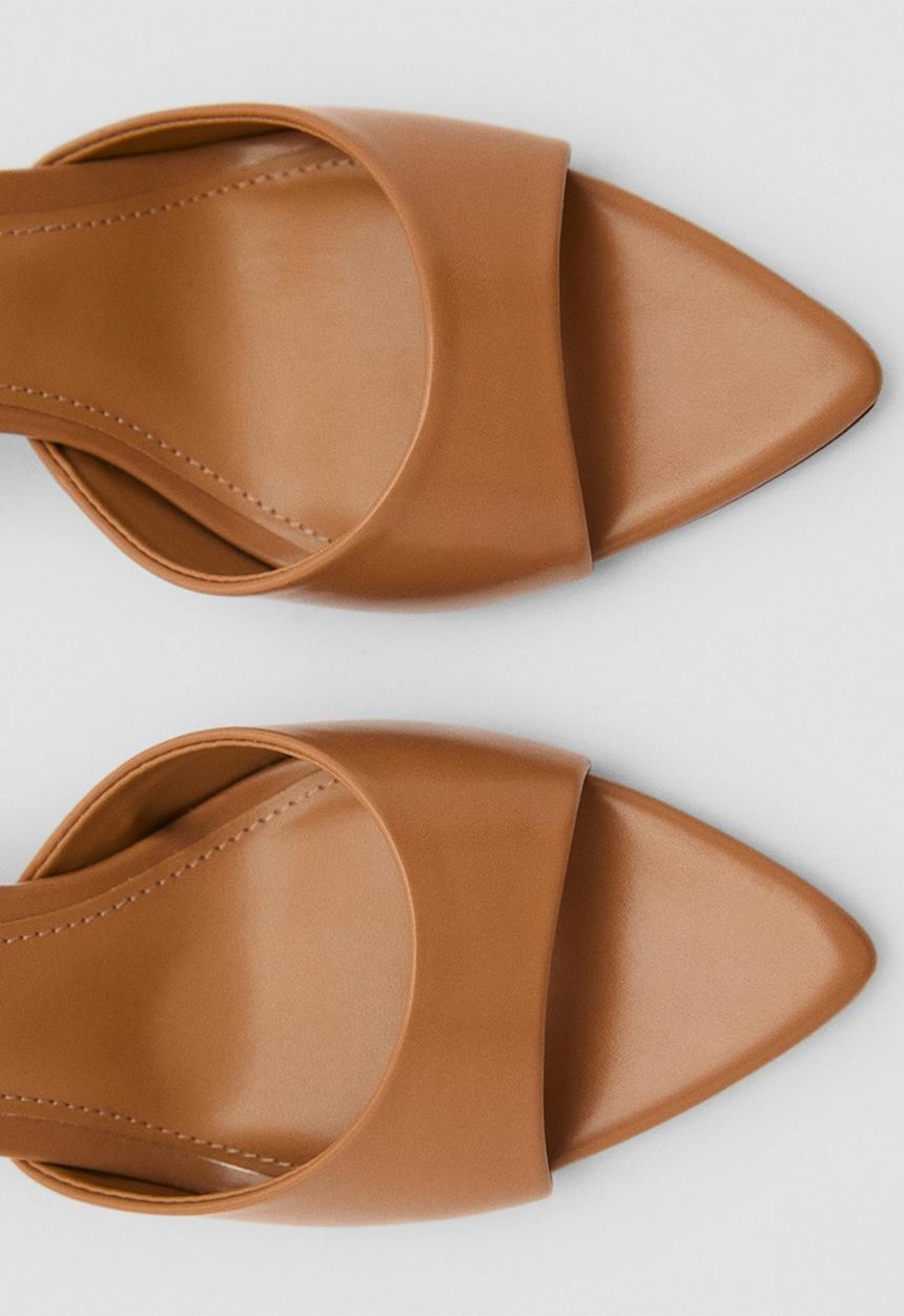 MANGO - Pepyt heel - medium brown