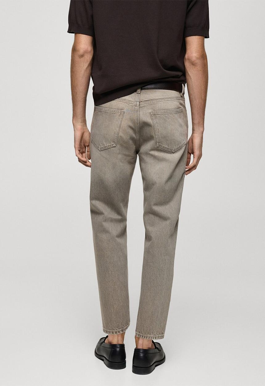 MANGO - Jeans sammy - open gray