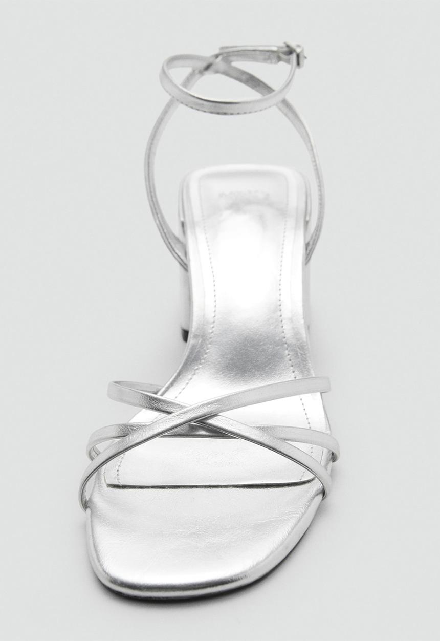 MANGO - Beto heel - silver