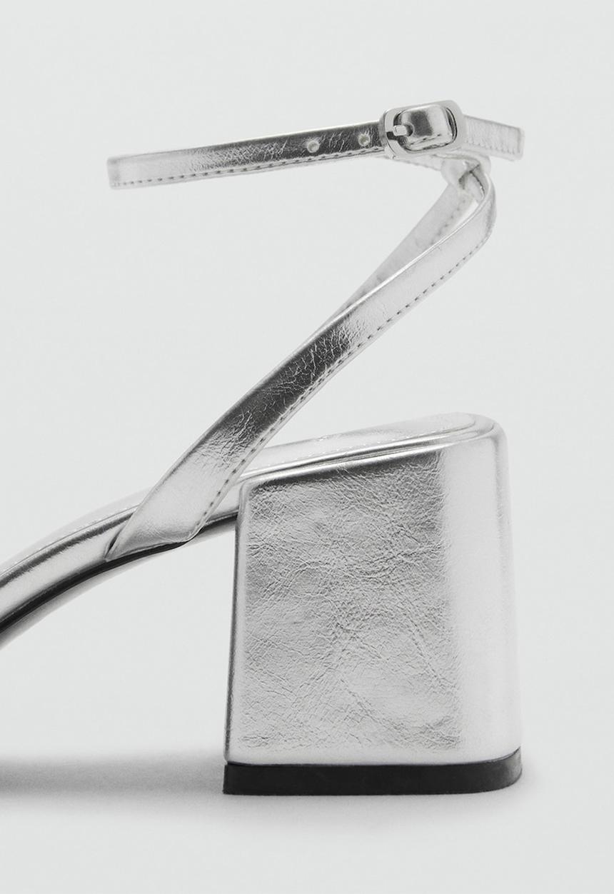 MANGO - Beto heel - silver