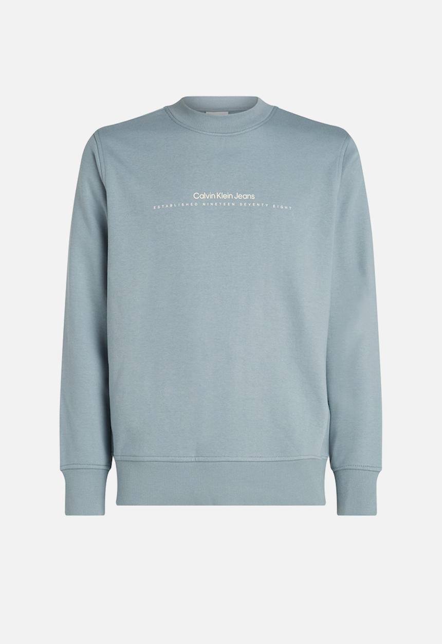 Calvin Klein - Minimal logo crew neck - lead