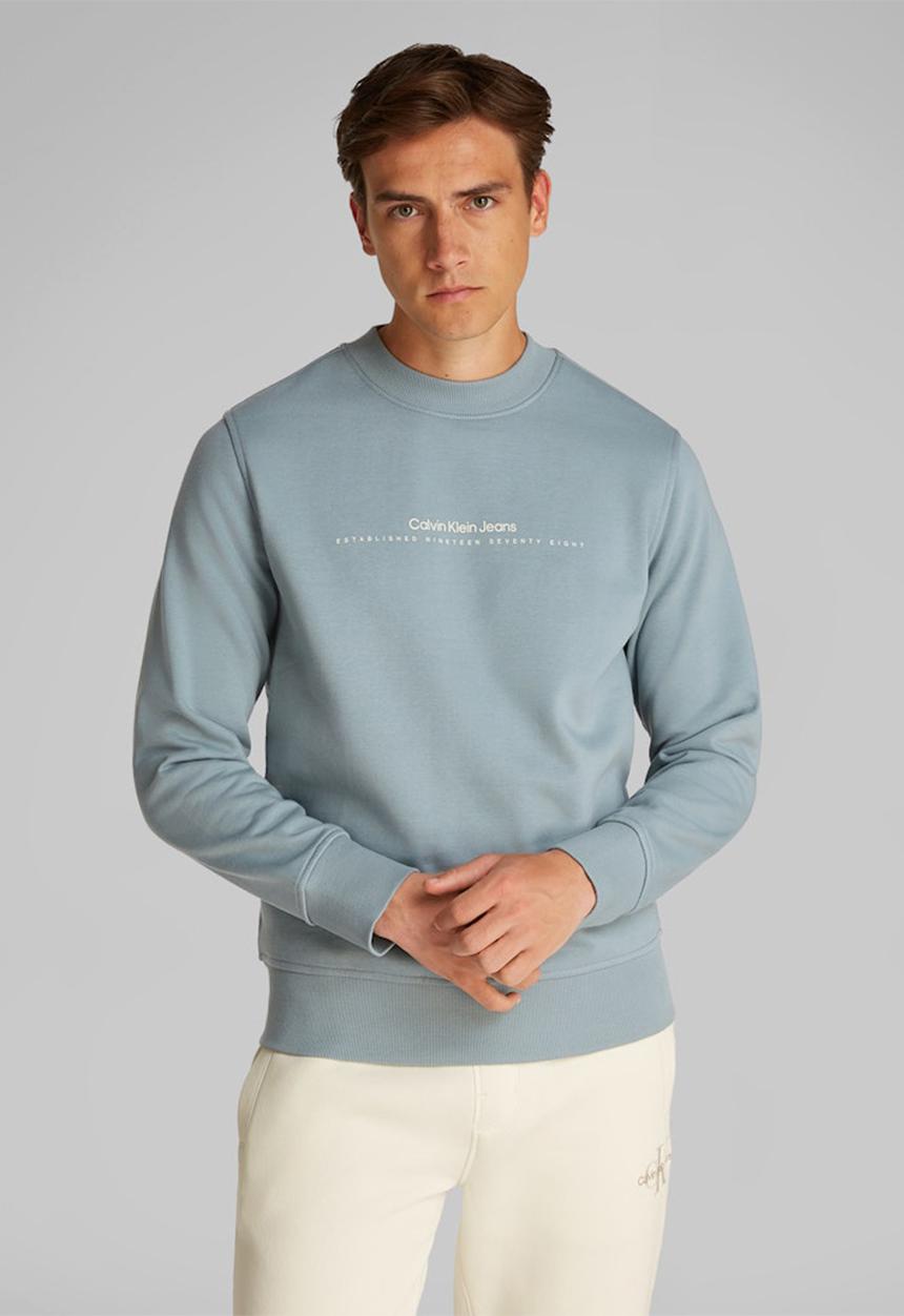 Calvin Klein - Minimal logo crew neck - lead