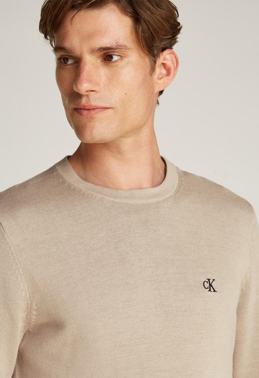 Calvin Klein - Modern Crew Neck Sweater - Atmosphere