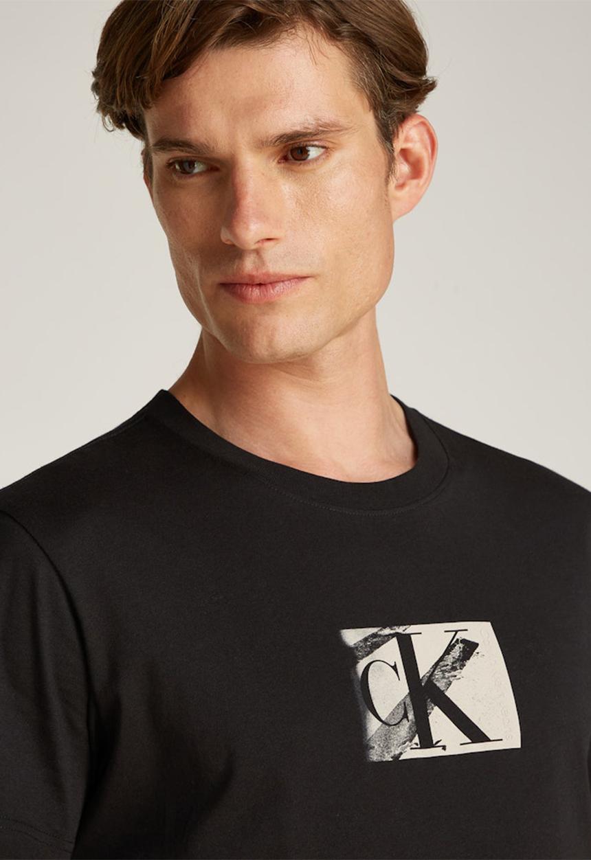 Calvin Klein - Small CK Box Tee - Ck Black