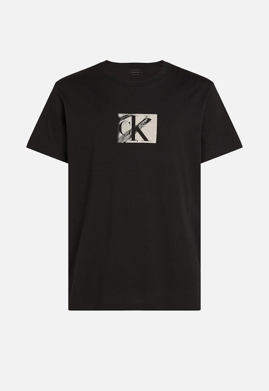 Calvin Klein - Small CK Box Tee - Ck Black