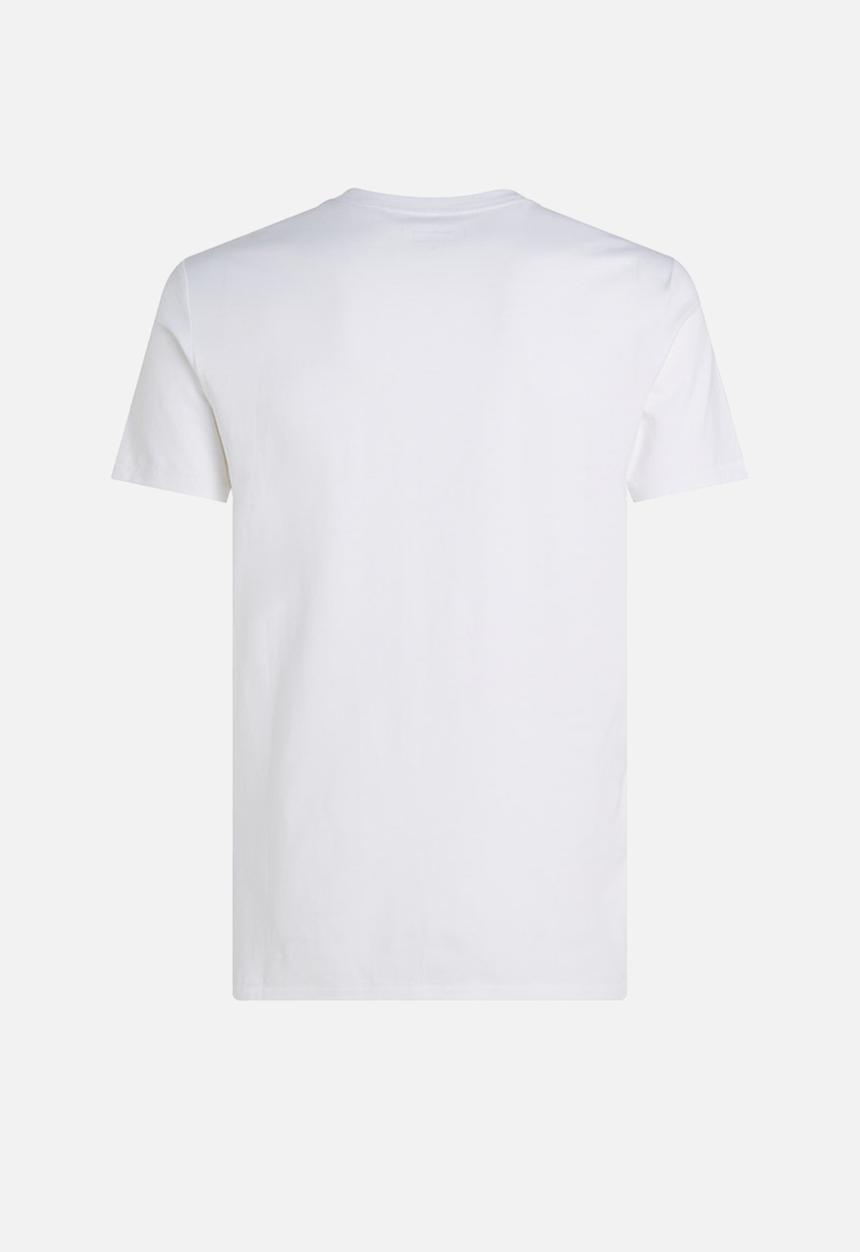 Calvin Klein - Mixed Institutional Logo Tee - Bright White