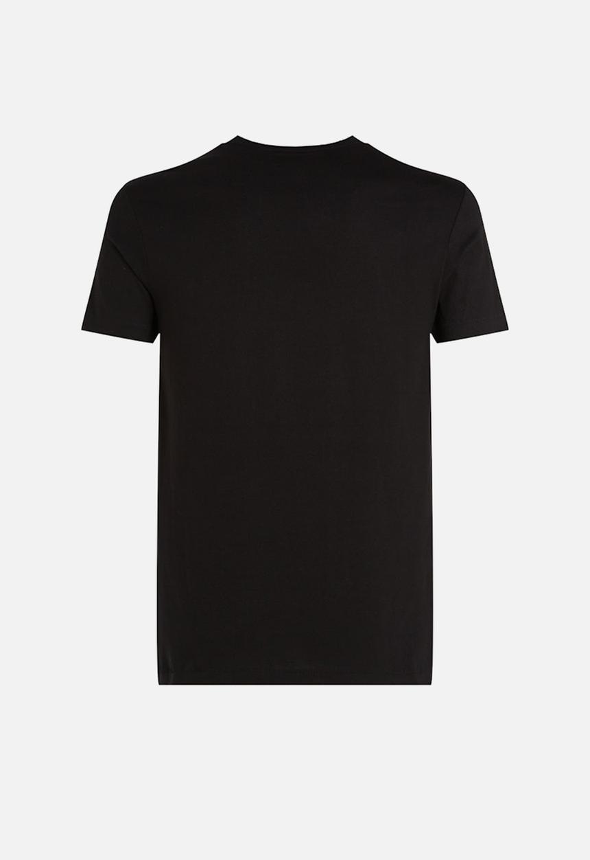 Calvin Klein - MIXED INSTITUTIONAL LOGO TEE - Ck Black