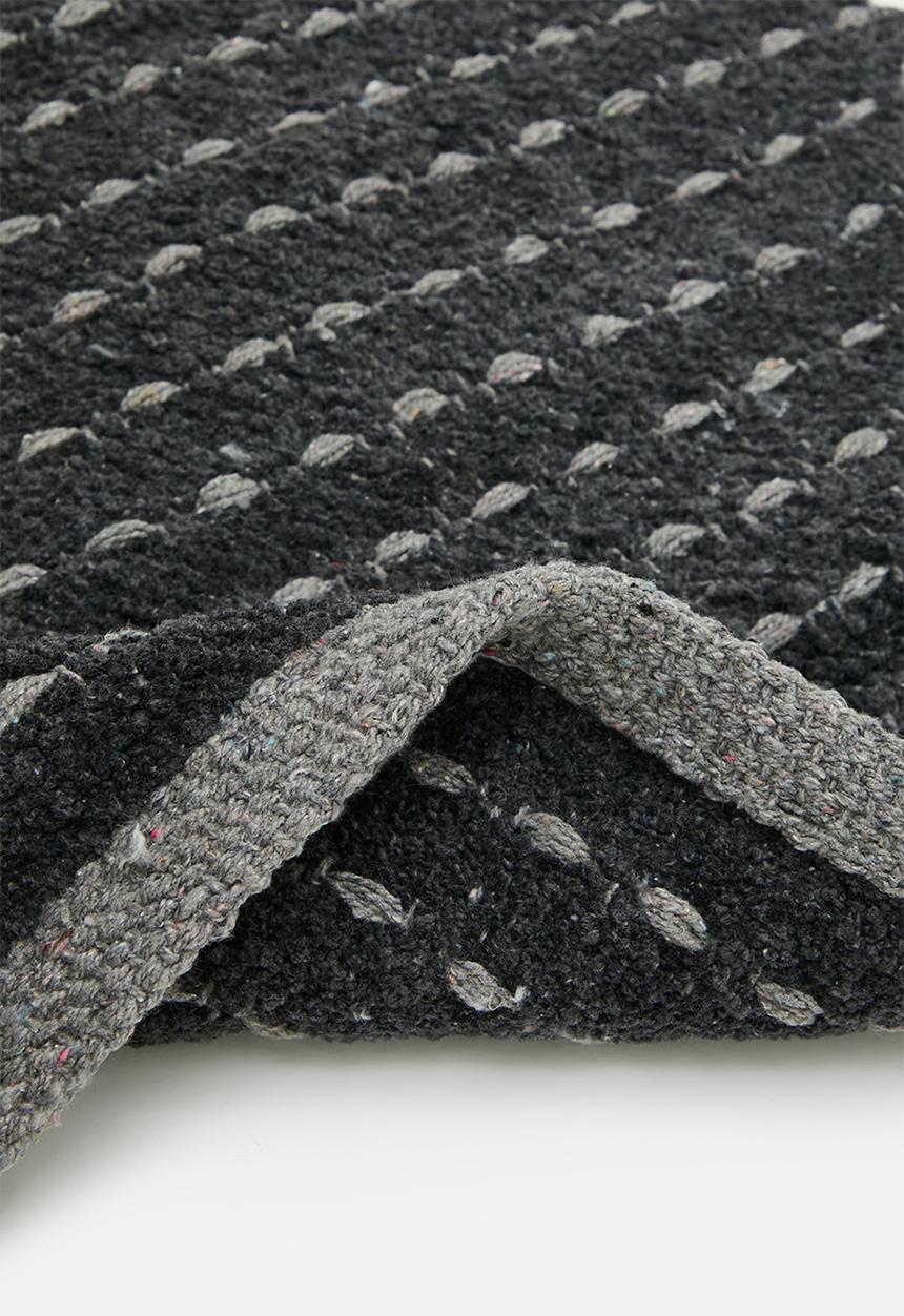 Sixth Floor - Cotton Chenille Bath Mat - Charcoal
