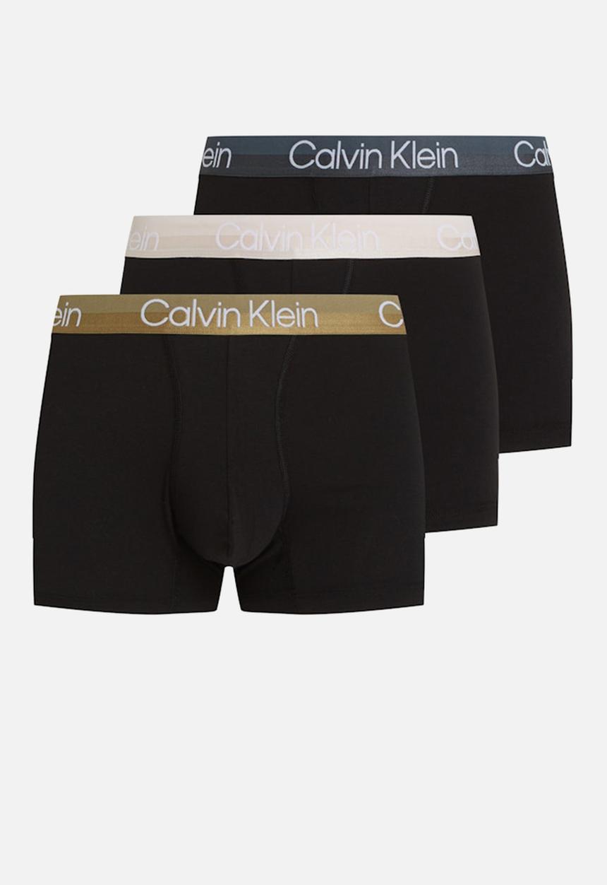 Calvin Klein - Trunk 3 Pack - B- Turb, Gr Morn, Olive Leaves Wbs