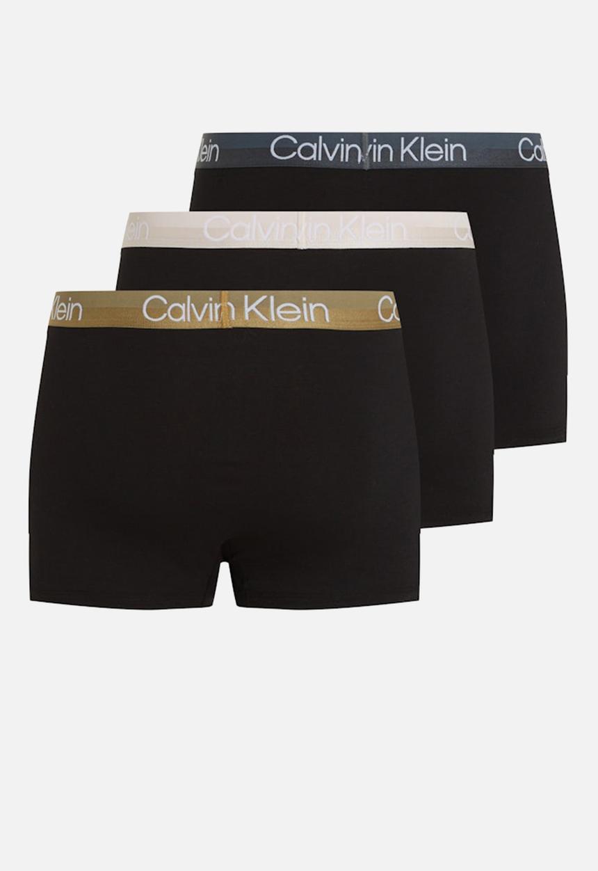 Calvin Klein - Trunk 3 Pack - B- Turb, Gr Morn, Olive Leaves Wbs