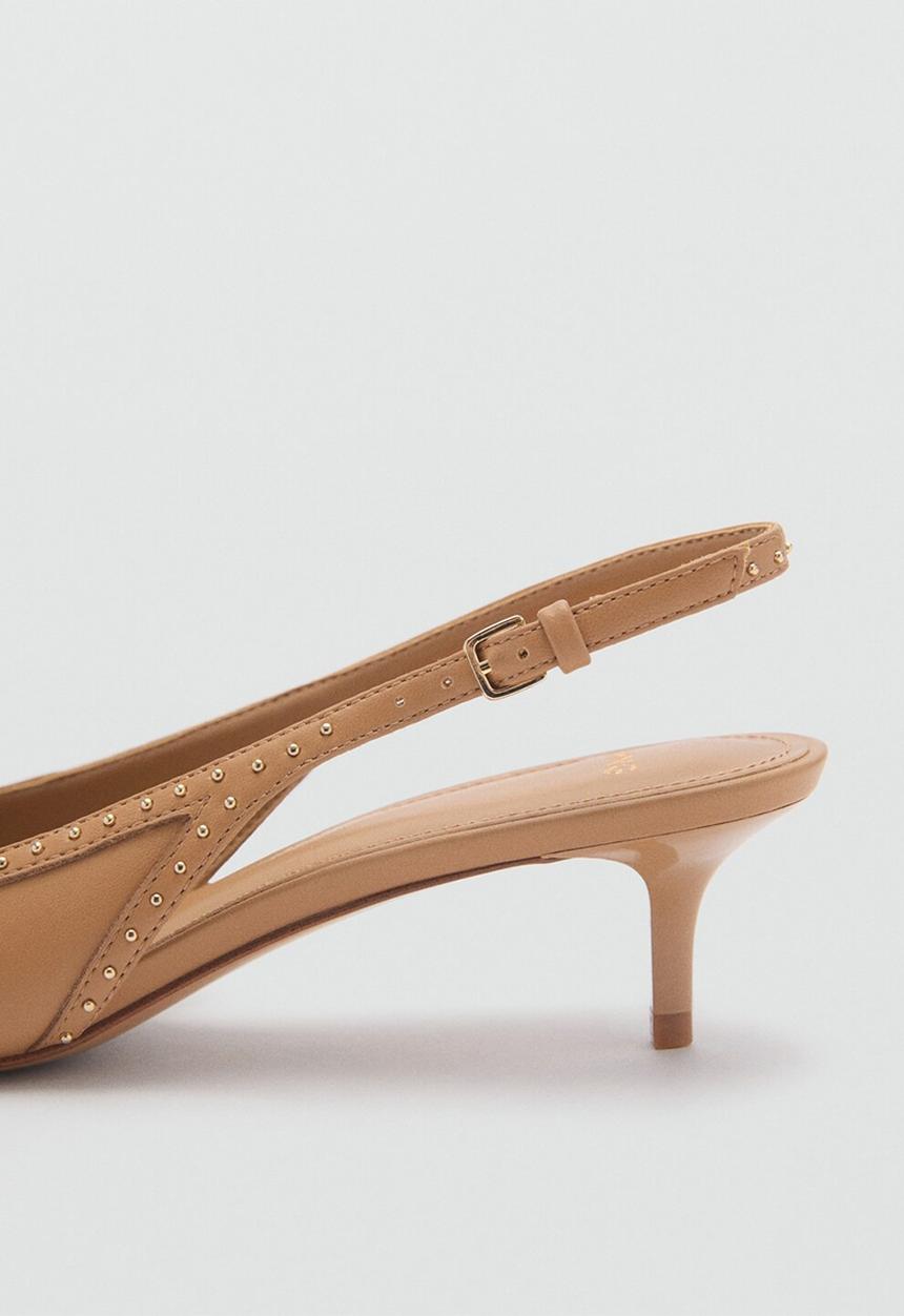 MANGO - Yate heel - medium brown