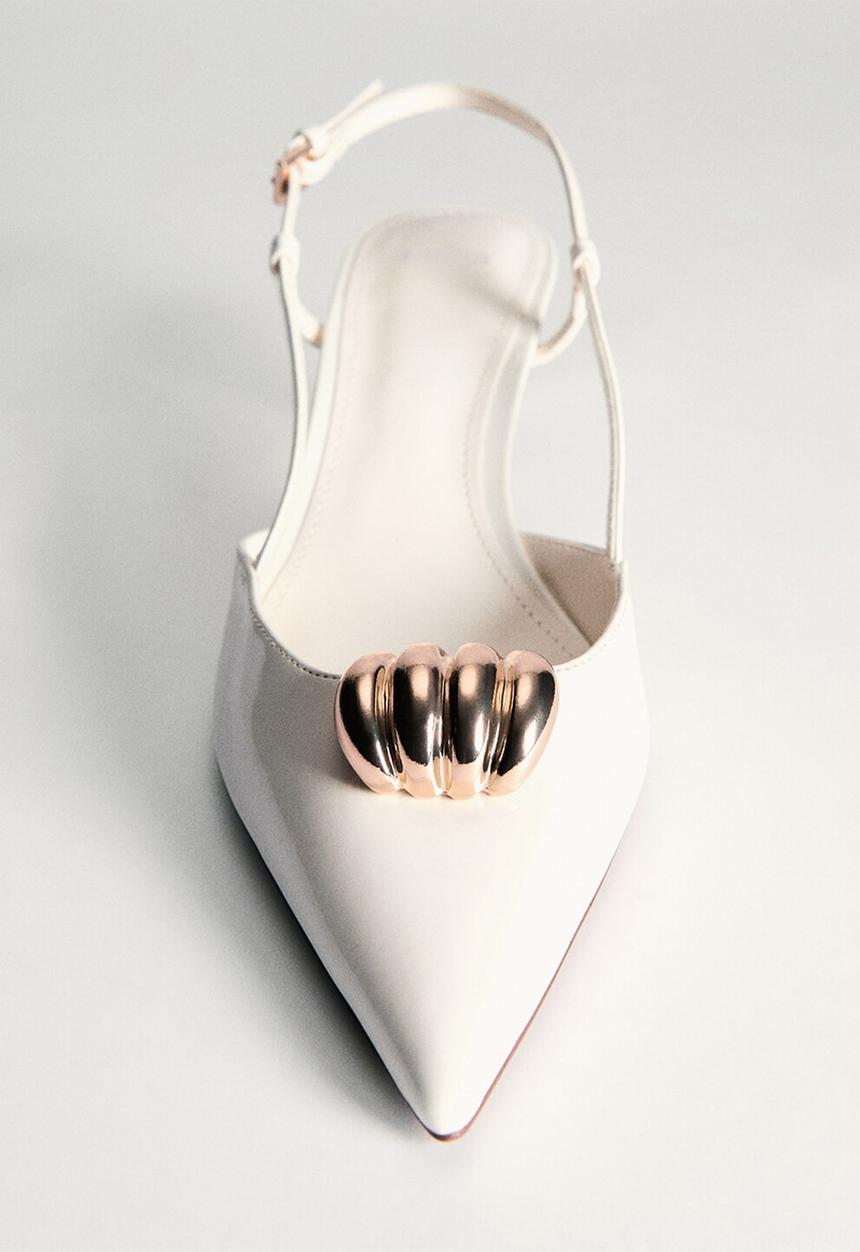 MANGO - Imagine heel - white