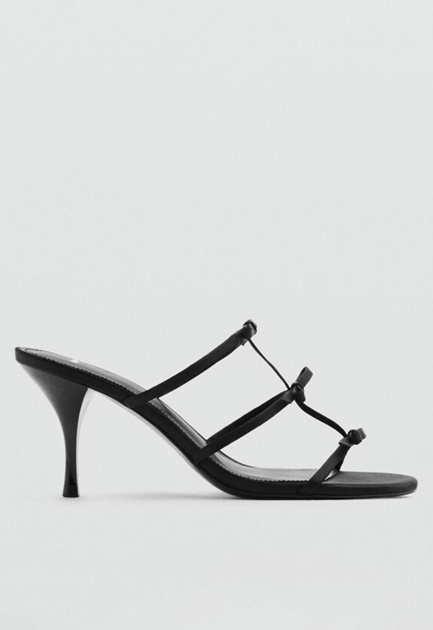 MANGO - Merlot heel - black
