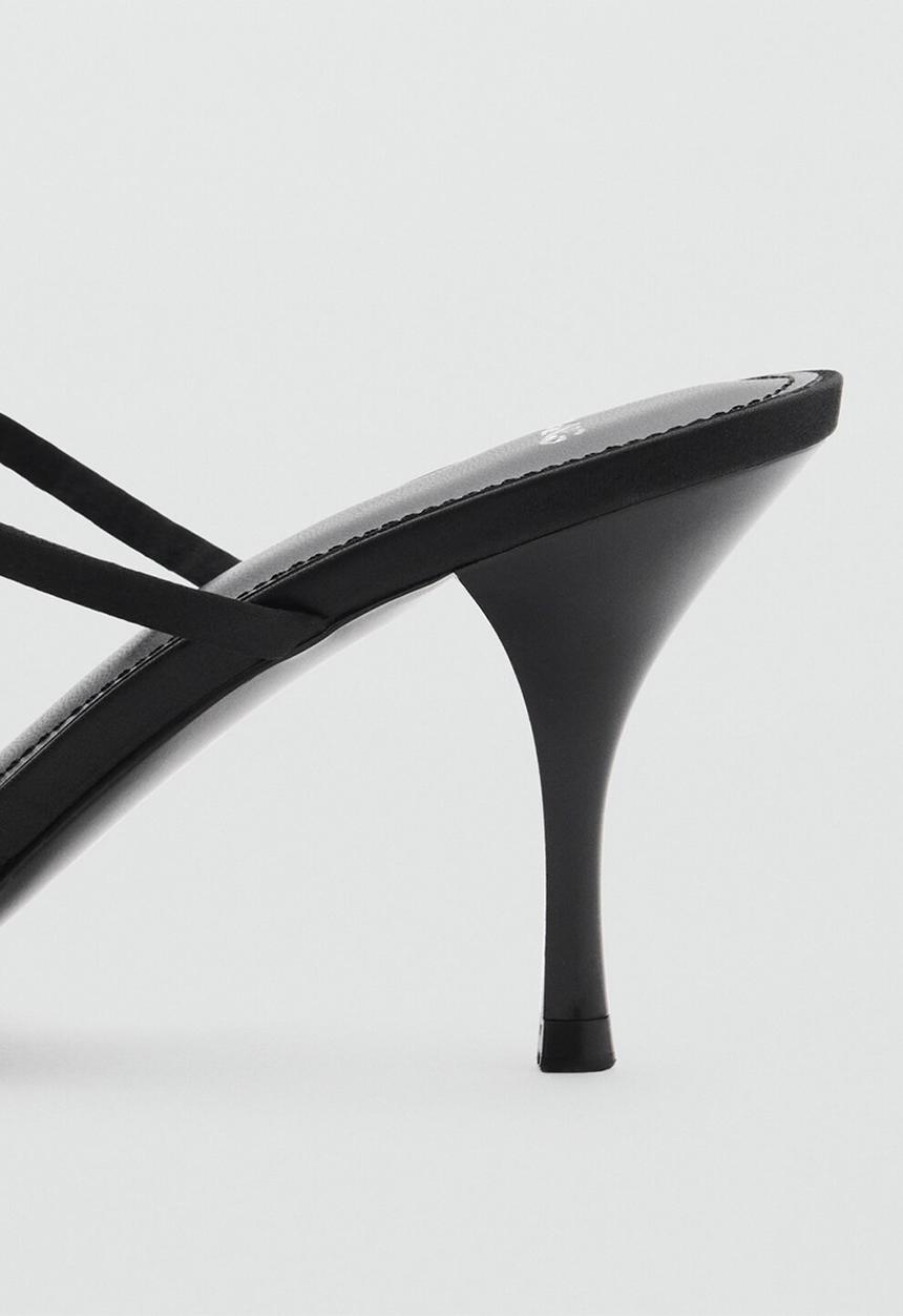 MANGO - Merlot heel - black