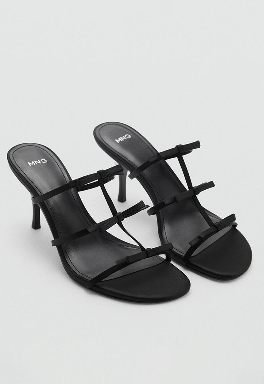 MANGO - Merlot heel - black