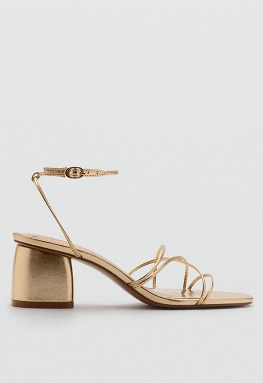 MANGO - Lana1 heel - gold