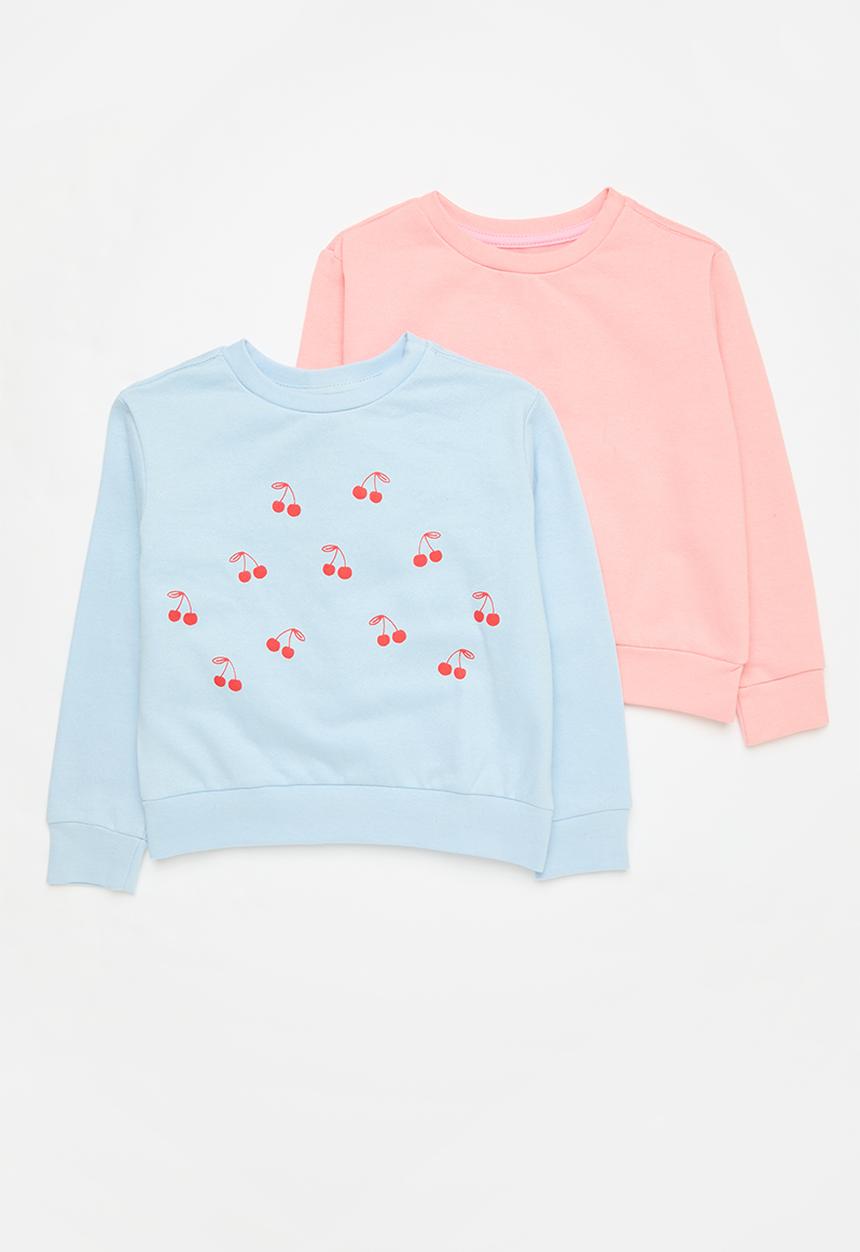 Pop Candy - 2 Pack sweatshirt - soft blue & pink
