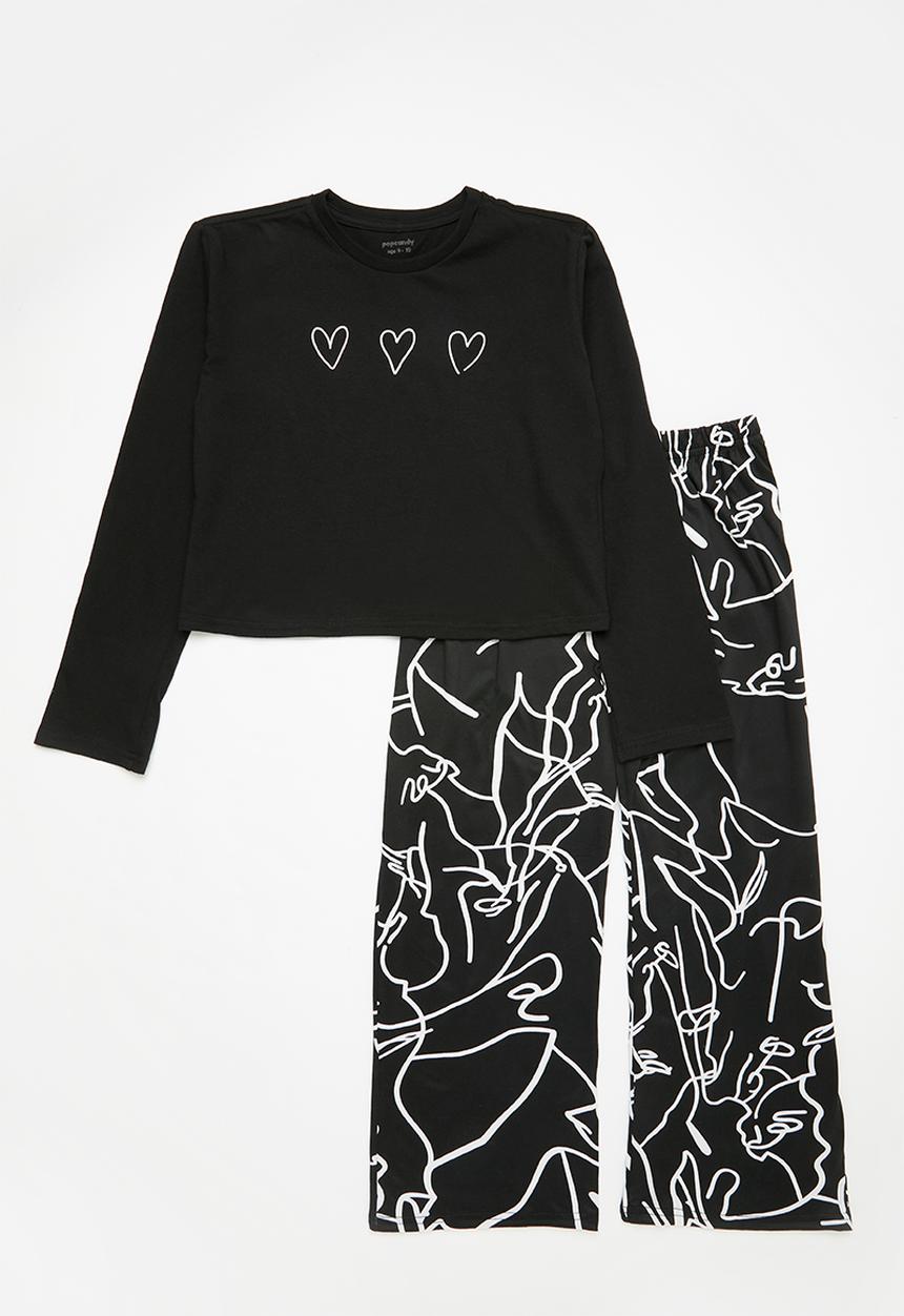 Pop Candy - Pj set - black