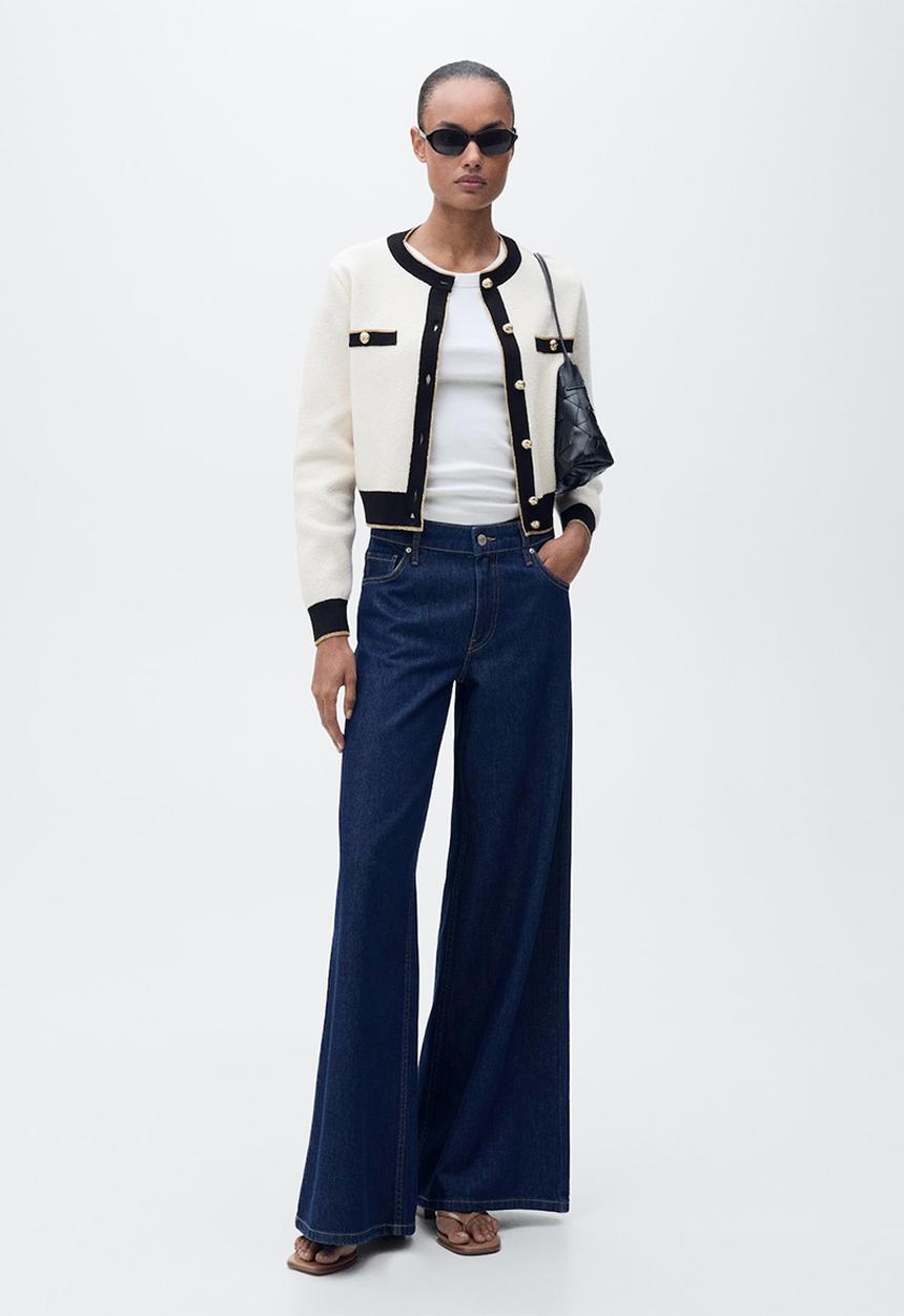 MANGO - Cardigan Camila - Light Beige