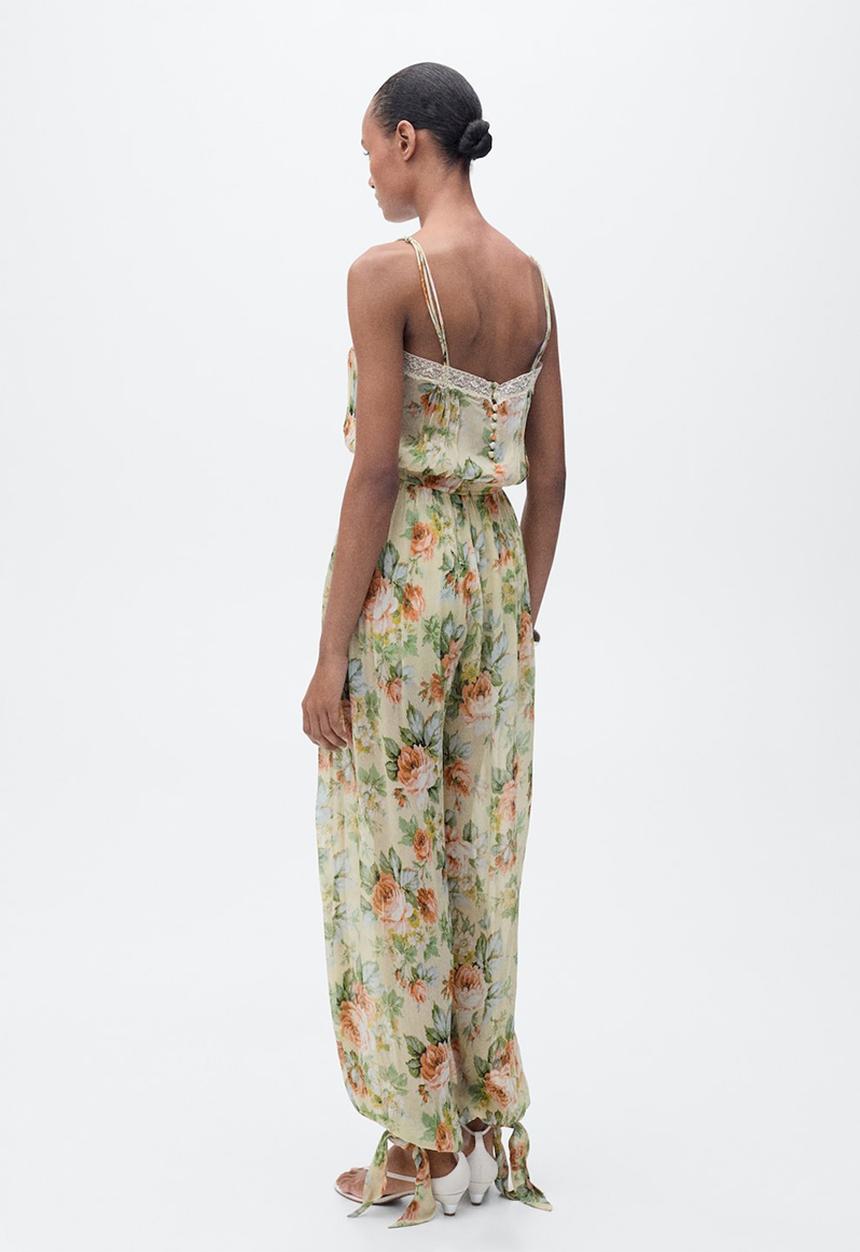MANGO - Jumpsuit Stella - Light Beige