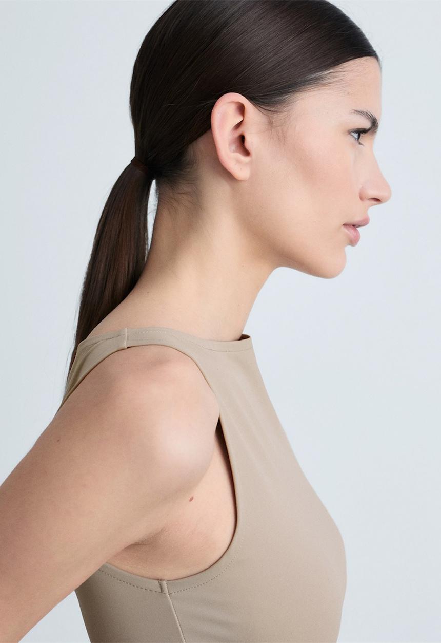 MANGO - Top Tecla - Light Pastel Brown