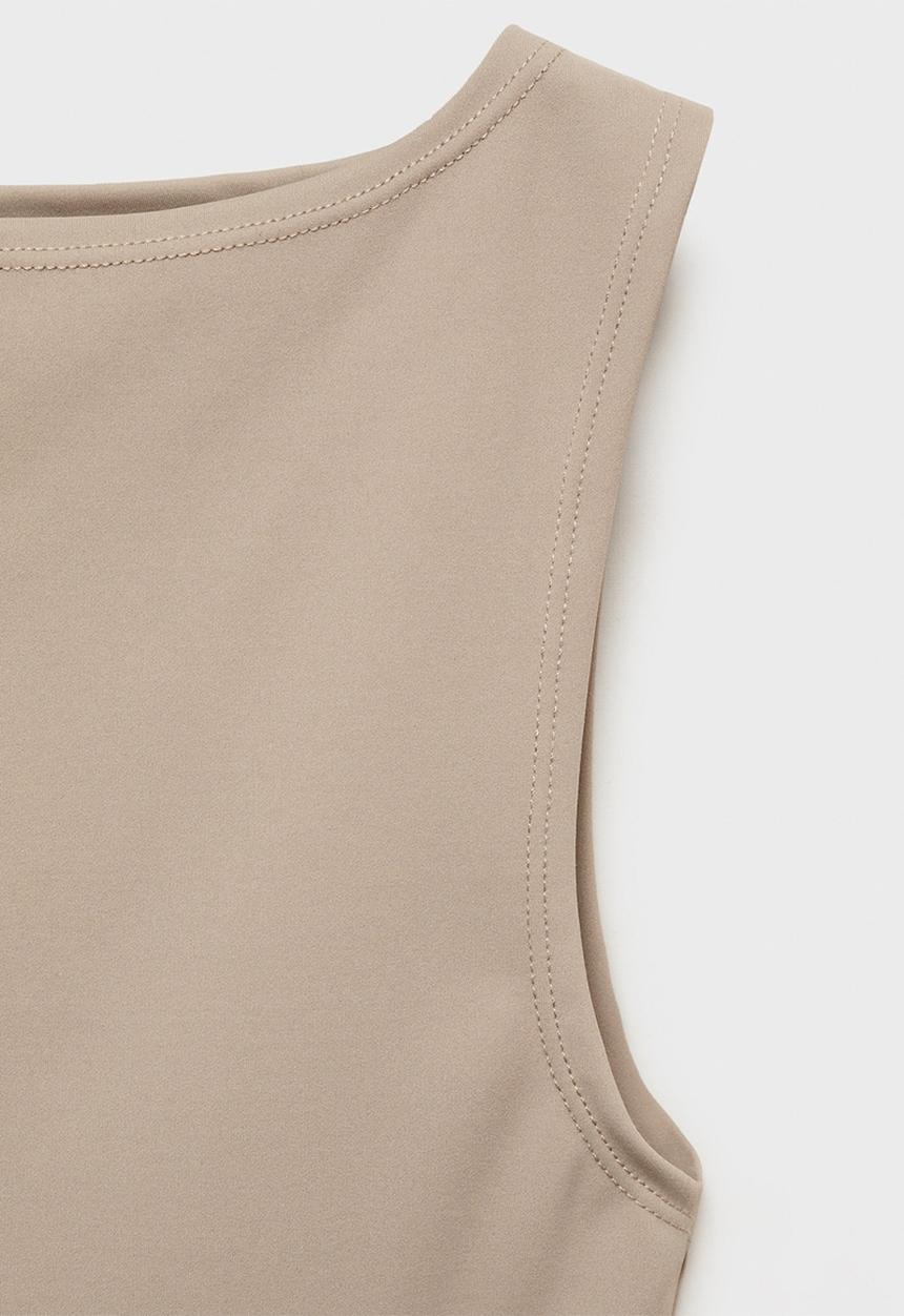 MANGO - Top Tecla - Light Pastel Brown