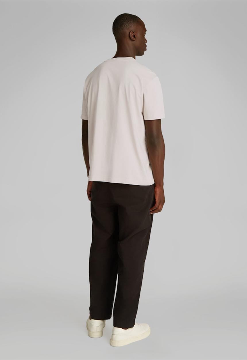 Calvin Klein - Shiny monologo tee - moonbeam