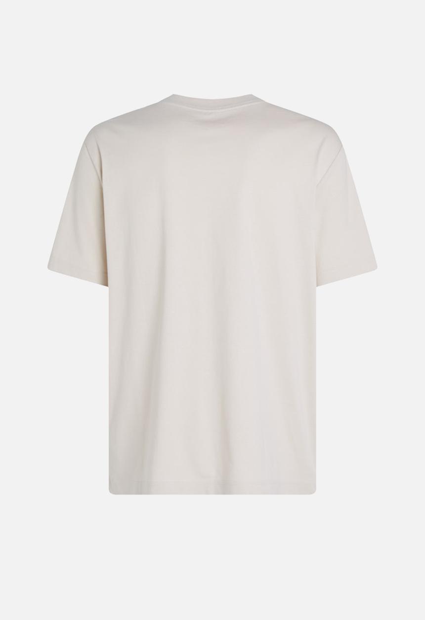 Calvin Klein - Shiny monologo tee - moonbeam