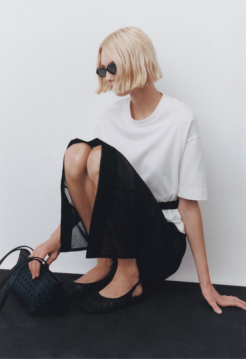 MANGO - T-Shirt Sita - White