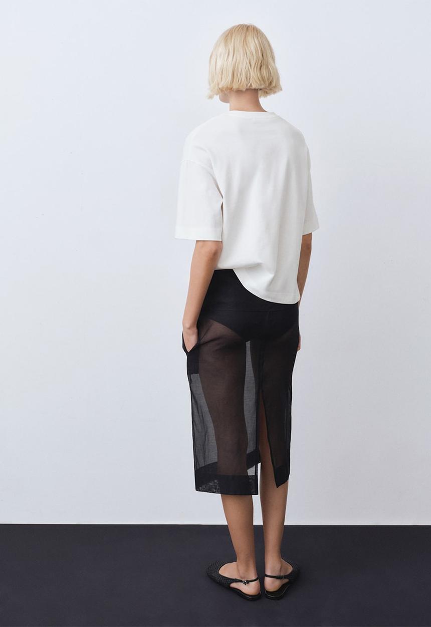 MANGO - T-Shirt Sita - White