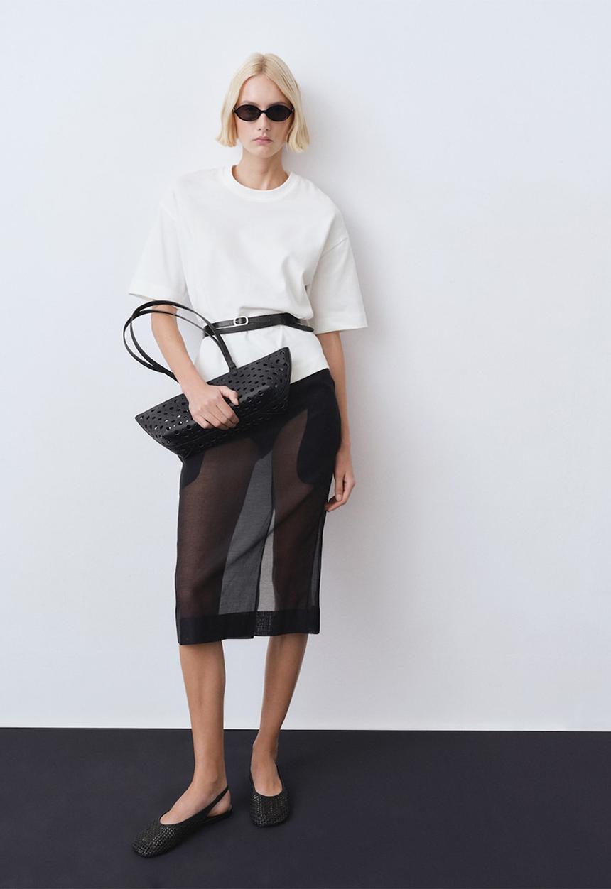 MANGO - T-Shirt Sita - White