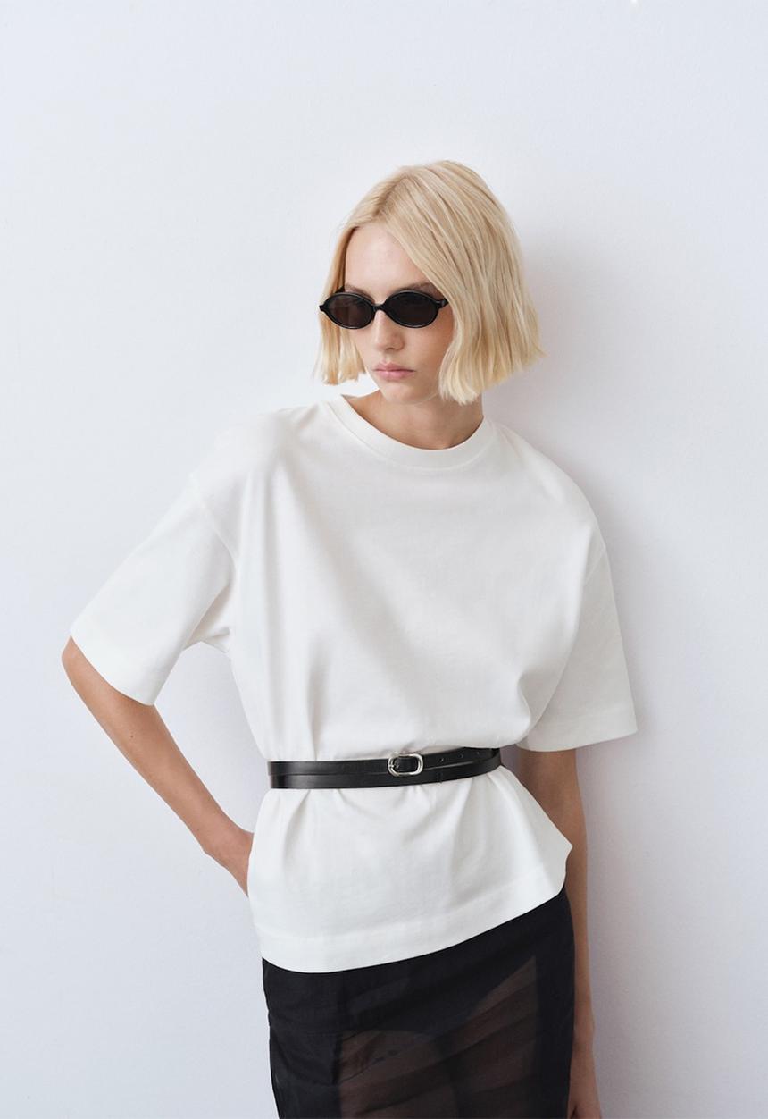 MANGO - T-Shirt Sita - White