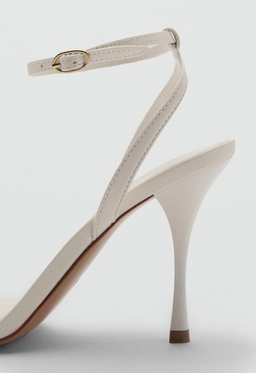MANGO - Rose heel - light beige