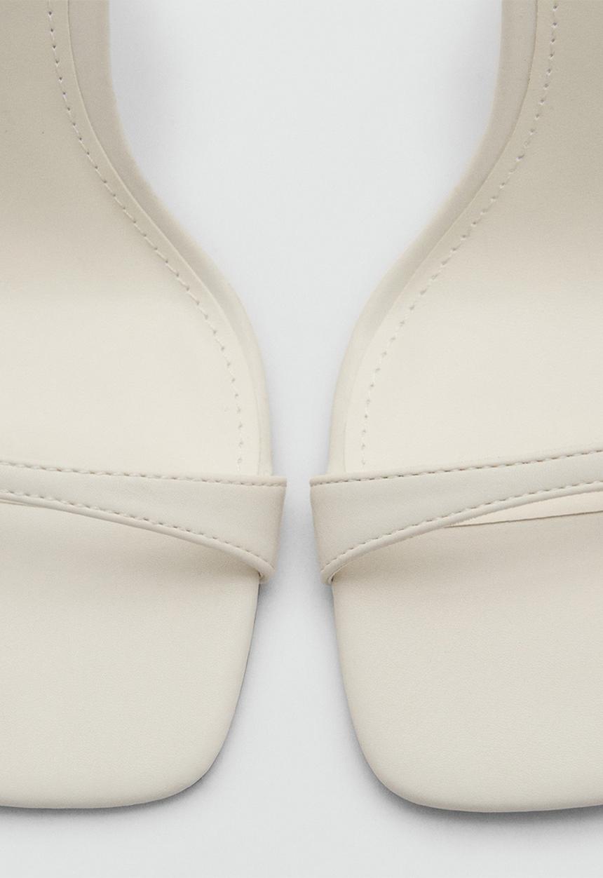 MANGO - Rose heel - light beige