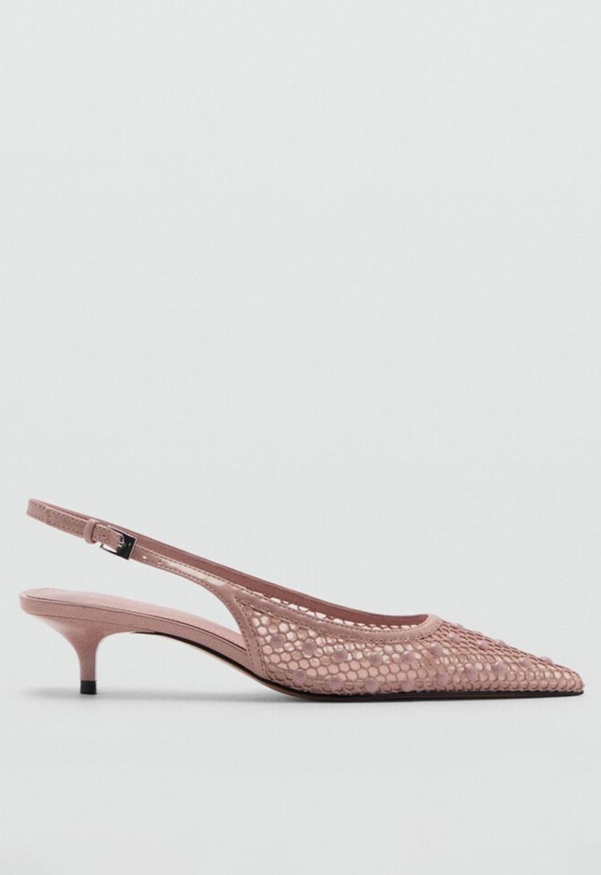 MANGO - Emond heel - light/pastel pink